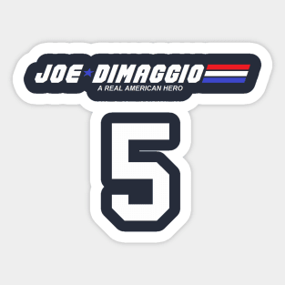 Joe DiMaggio: A Real American Hero Sticker